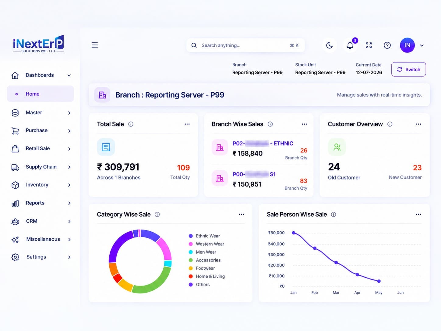 Reports & Analytics Interface